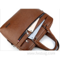 OEM PU leather handbag/briefcase/laptop bag for men